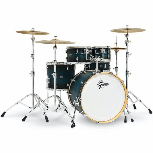 Gretsch Drums RN2 Renown 5-Piece Shell pack in Satin Antique Blue Burst