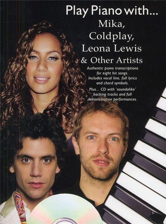 Play Piano With Mika Coldplay Leona Lewis Book & CD