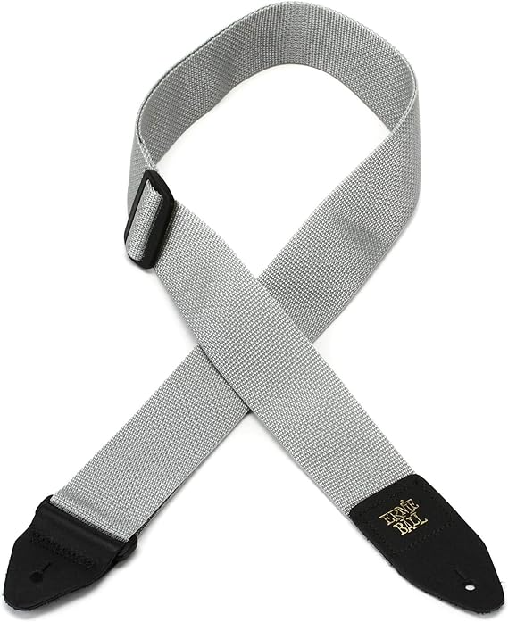 Ernie Ball Polypro Guitar Strap Or Bass Strap in Gray