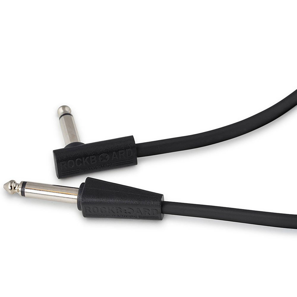 Warwick RockBoard 20cm Standard Flat Patch Looper Switcher Connector Cable in Black