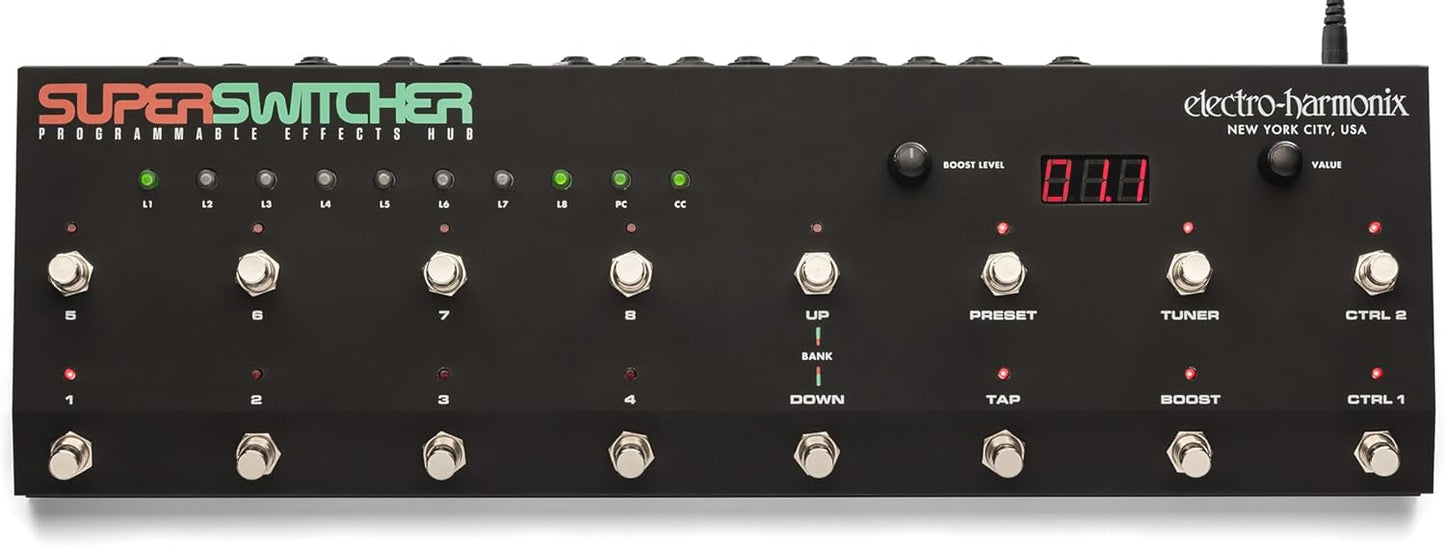Electro Harmonix Super Switcher Programmable Effects Hub Pedal