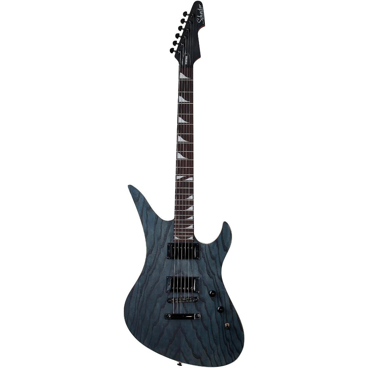 Schecter Avenger Standard Electric Guitar in Charcoal Satin