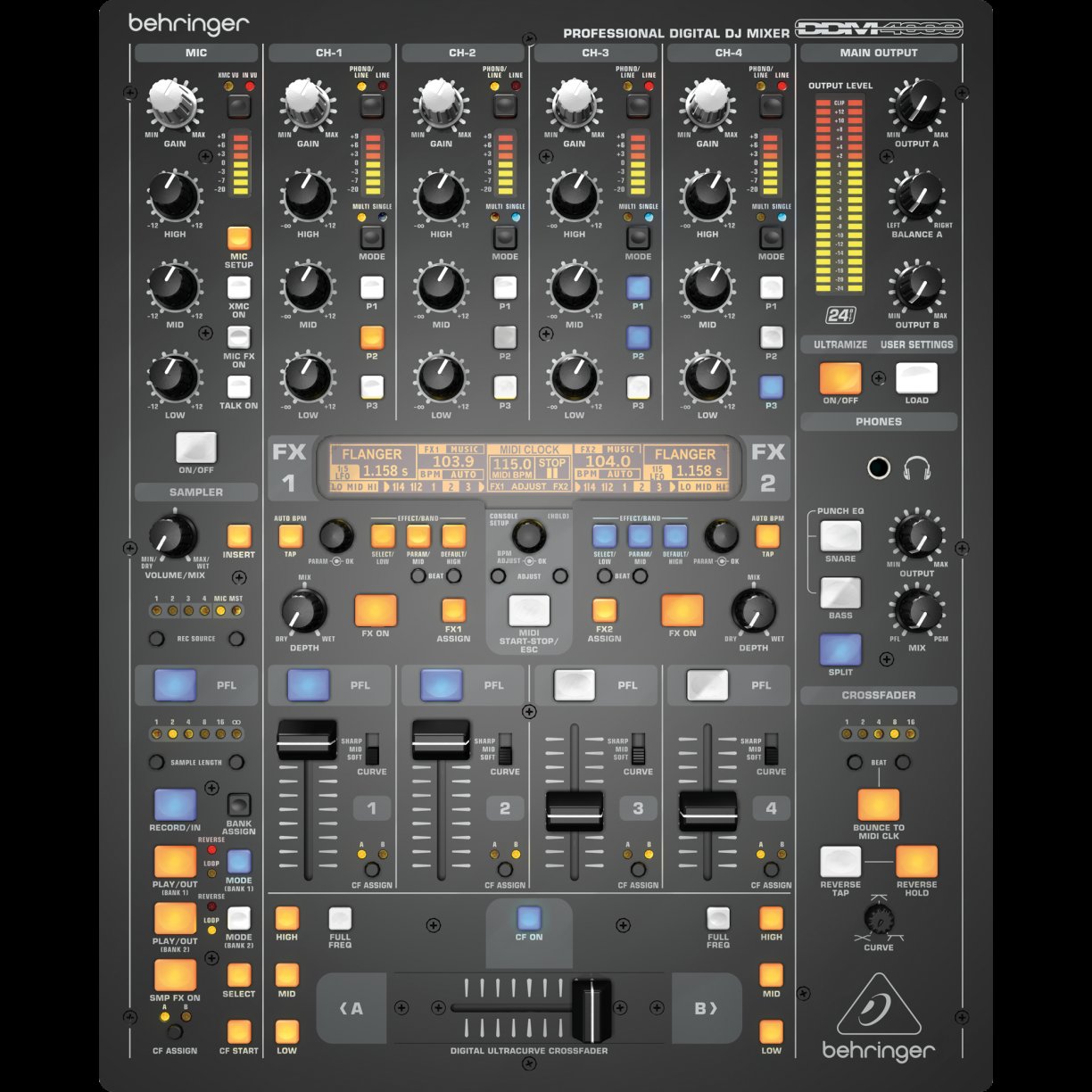Behringer DDM4000 Professional Digital DJ Mixer