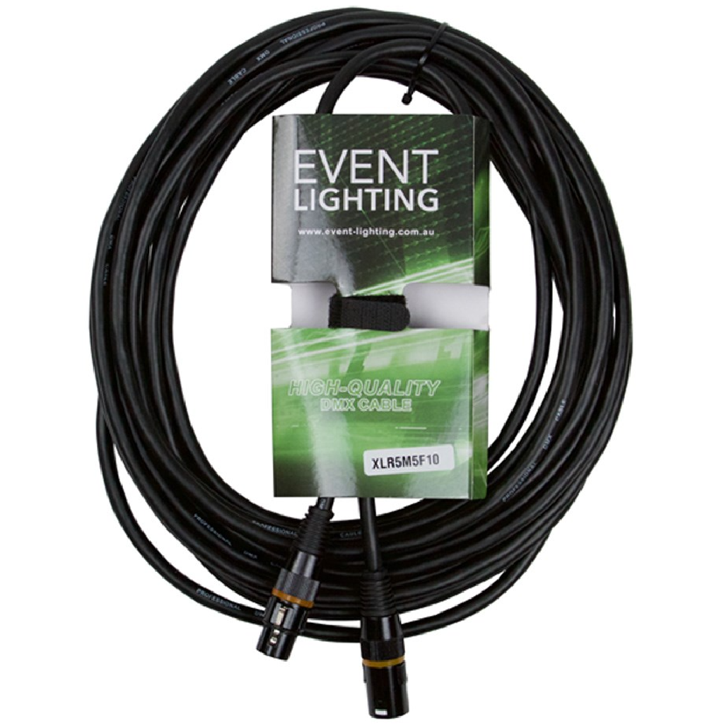 Event Lighting XLR5M5F10 - 5-pin DMX Cable (10m)