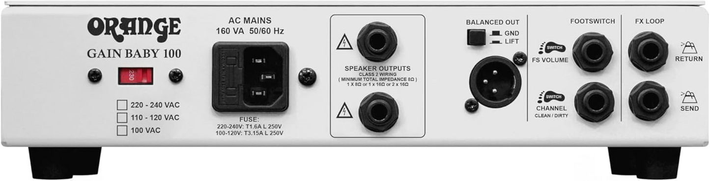 Orange Gain Baby 100 100W Guitar Amp Head