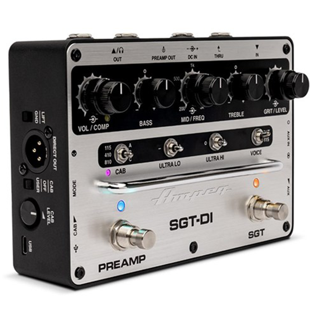 Ampeg SGT DI Bass Preamp Pedal