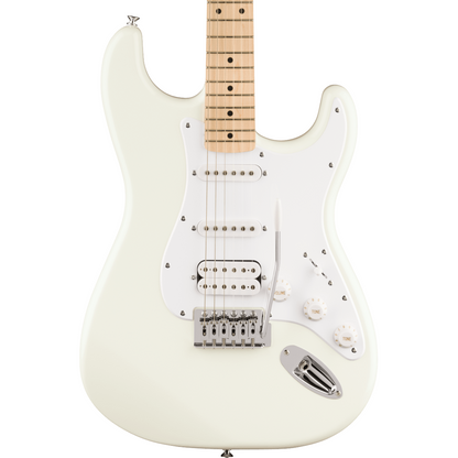 Squier FSR Squier Sonic Stratocaster HSS, Maple Fingerboard, White Pickguard in Arctic White