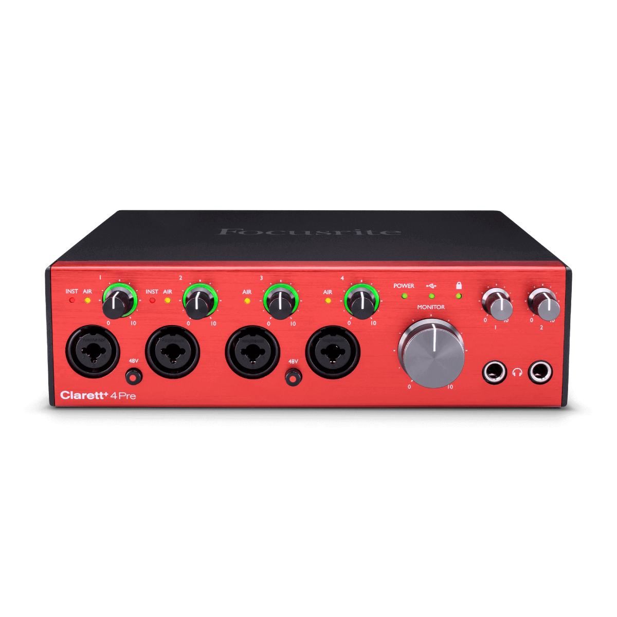 Focusrite Clarett+ 4Pre 18 In & 8 Out Audio Interface