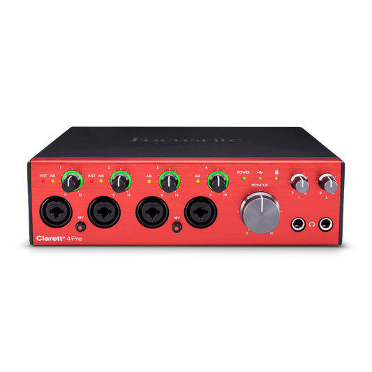 Focusrite Clarett+ 4Pre 18 In & 8 Out Audio Interface