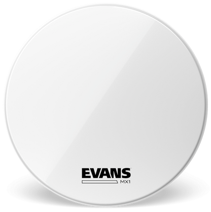 Evans MX1 White Marching 26" Bass Drum Head