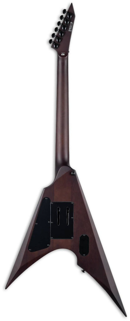 ESP LTD Arrow 1000QM Electric Guitar In Dark Brown Sunburst Satin