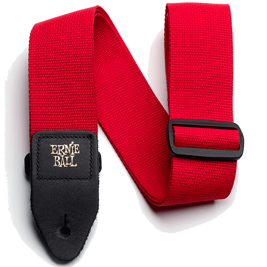 Ernie Ball Polypro Guitar Strap Or Bass Strap in Red
