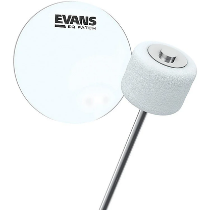 Evans EQ Bass Drum Single Patch in Clear Plastic