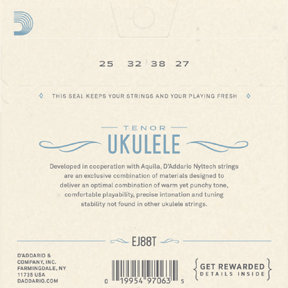 DAddario EJ88T Nyltech Tenor Ukulele Strings