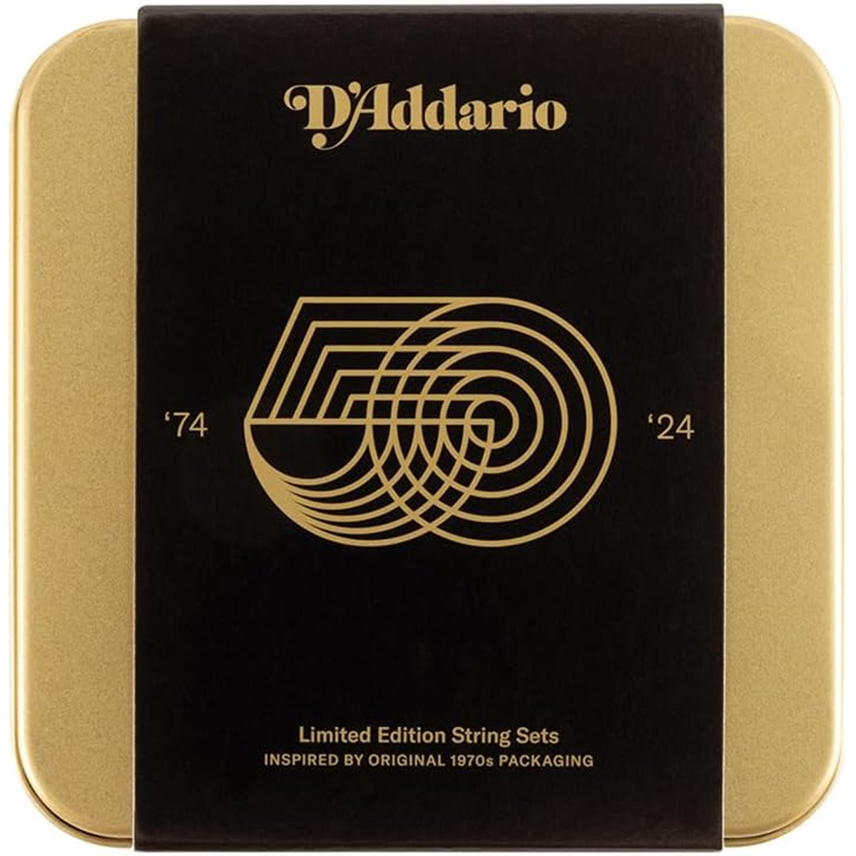 D'Addario 50th Anniversary String Tin Pack EJ16 / EXL110 Collector Tin