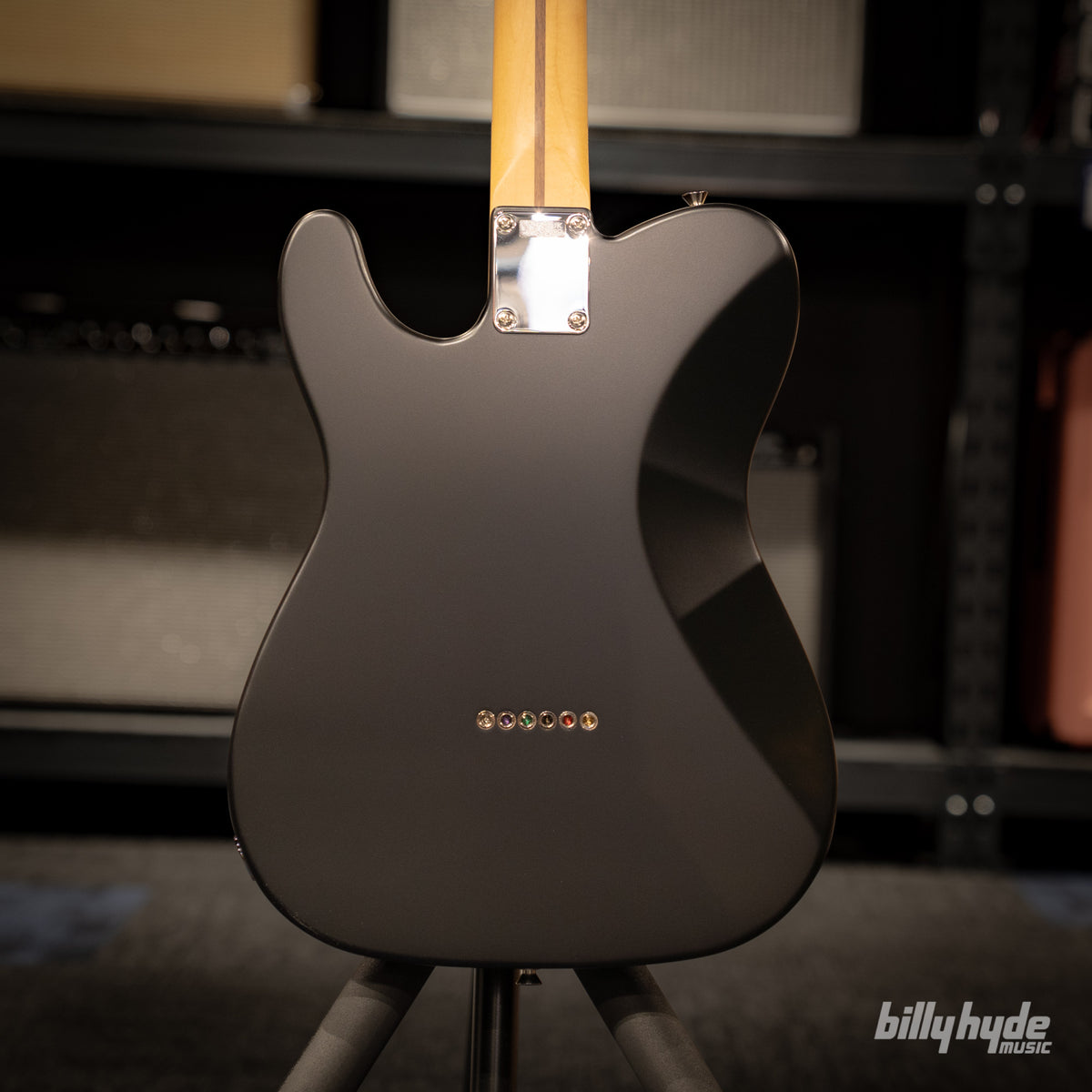 Fender Made in Japan FSR Hybrid II Telecaster SH, Rosewood Fingerboard in Satin Black - Billy Hyde Music Exclusive