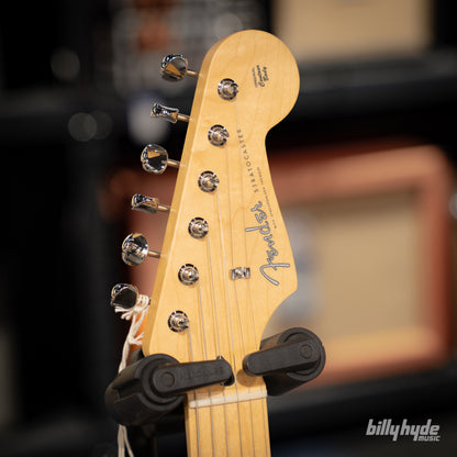 Fender Made in Japan FSR Hybrid II Stratocaster HSH, Maple Fingerboard in Satin White - Billy Hyde Music Exclusive