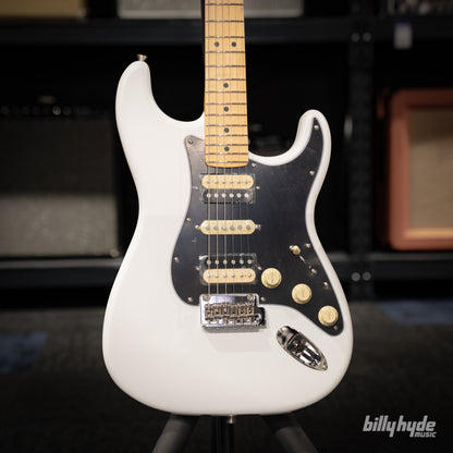 Fender Made in Japan FSR Hybrid II Stratocaster HSH, Maple Fingerboard in Satin White - Billy Hyde Music Exclusive