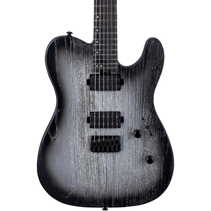 ESP LTD Deluxe TE-1000 Electric Guitar in Silver Blast