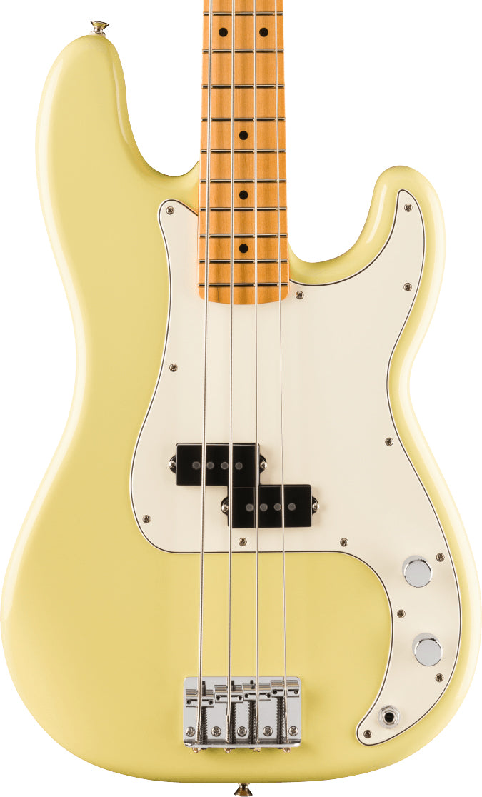 Fender Player II Precision Bass, Maple Fingerboard in Hialeah Yellow