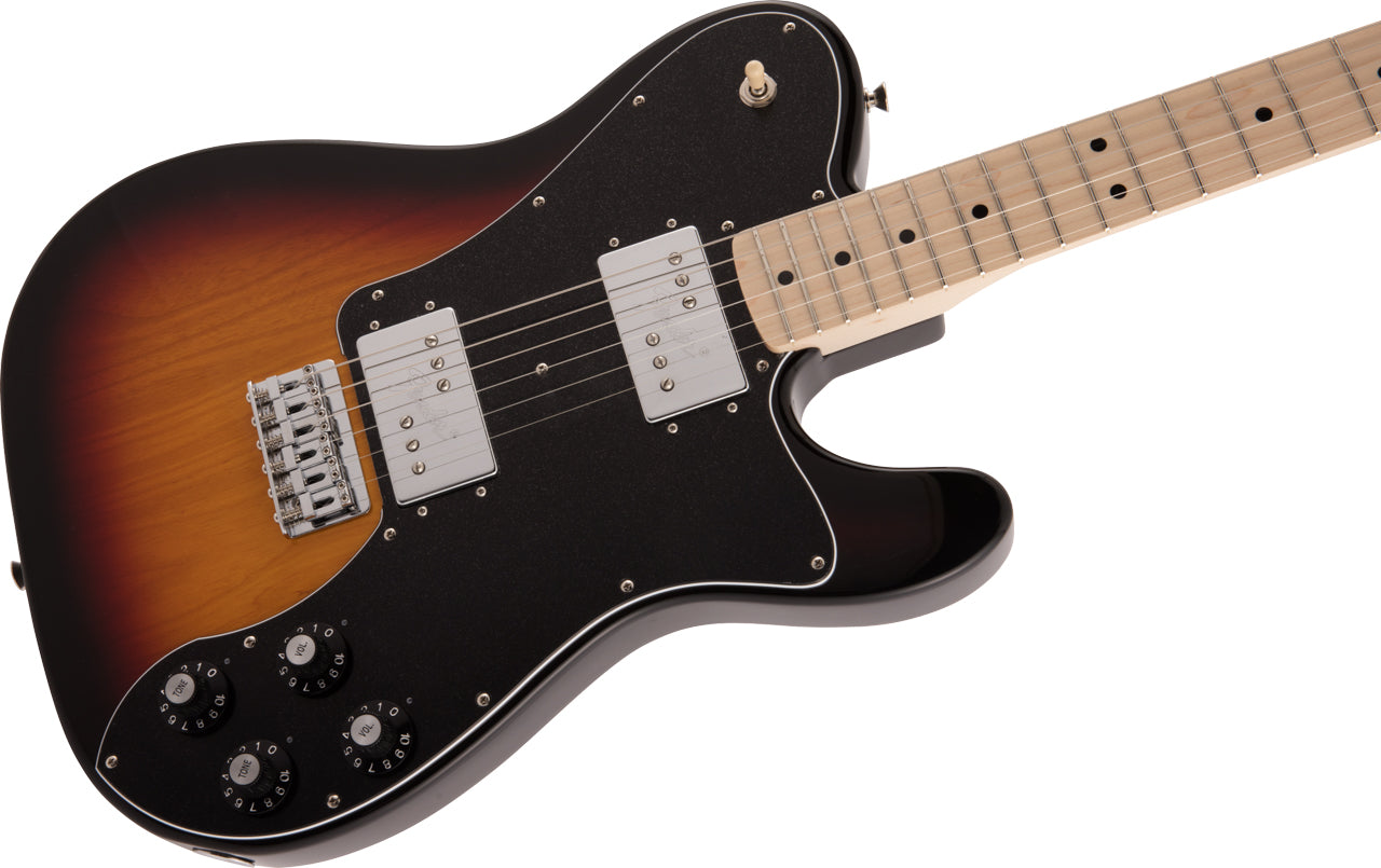 Fender Made in Japan Traditional 70s Telecaster Deluxe, Maple Fingerboard in 3-Color Sunburst