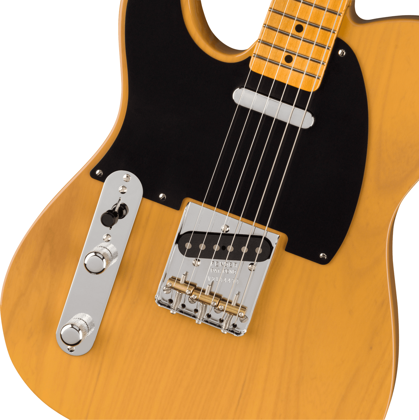 Fender American Vintage II 1951 Telecaster Left-Hand, Maple Fingerboard in Butterscotch Blonde