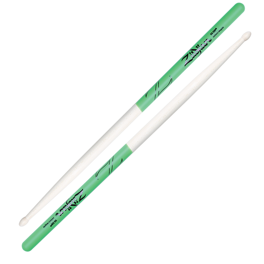 Zildjian 5A Maple Green Dip Drumsticks