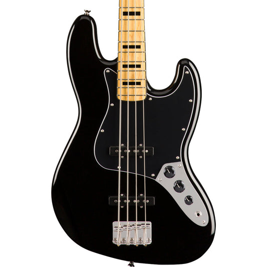Squier Classic Vibe 70s Jazz Bass, Maple Fingerboard in Black