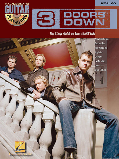 3 Doors Down Guitar Playalong Volume 60 BK/CD