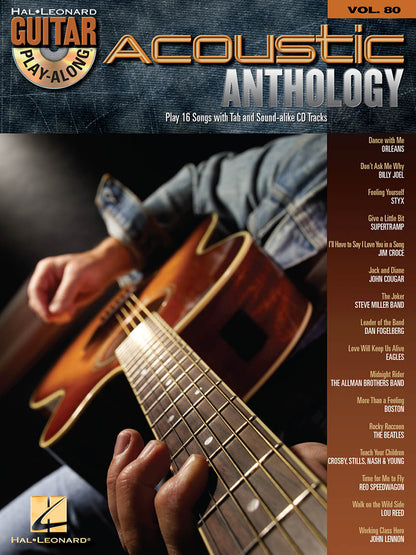 Acoustic Anthology Guitar Playalong Volume 80 BK/CD