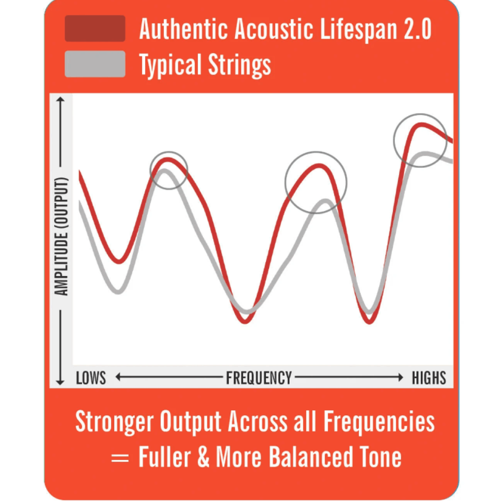 Martin Strings MA550T Authentic 92/8 Phosphor Bronze Guitar Strings  Medium 13-56 Gauge