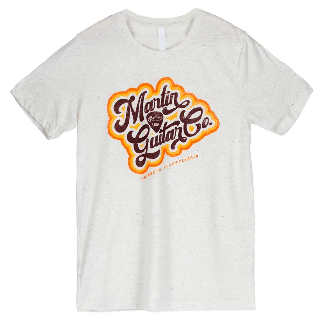 Martin Retro Logo Medium Tee in Oatmeal