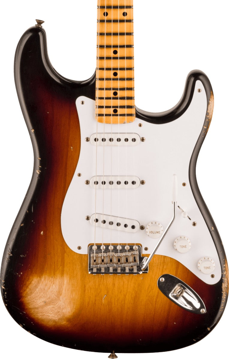 Fender Custom Shop Limited Edition 70th Anniversary 1954 Stratocaster Relic in Wide Fade 2 Color Sunburst