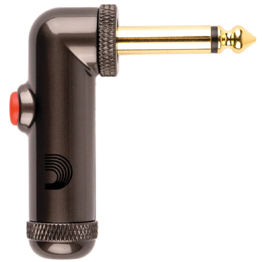 D'Addario DIY 1/4" Right Angle Latching Circuit Breaker Switch Plug