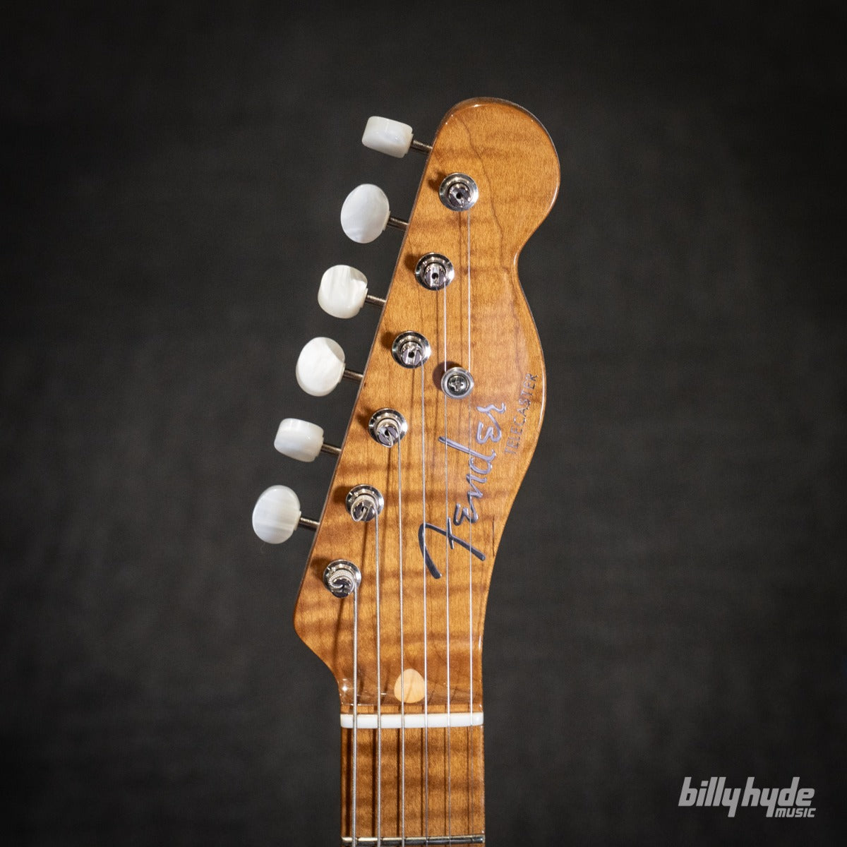 Fender Custom Shop American Custom Telecaster NOS Electric Guitar in Sapphire Blue Transparent