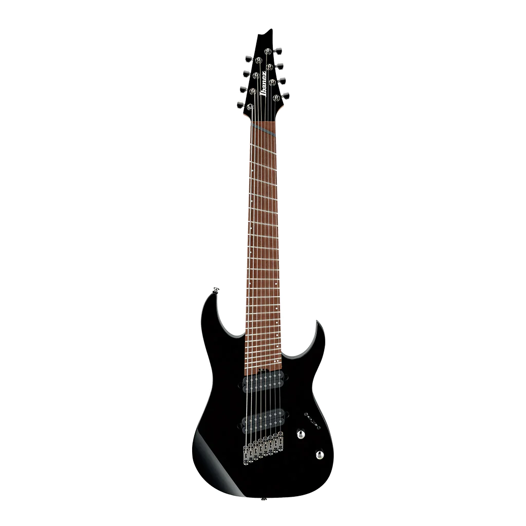 Ibanez RGMS8 8 String Electric Guitar in Black