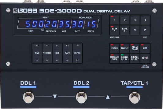 BOSS SDE3000D Dual Digital Delay Pedal
