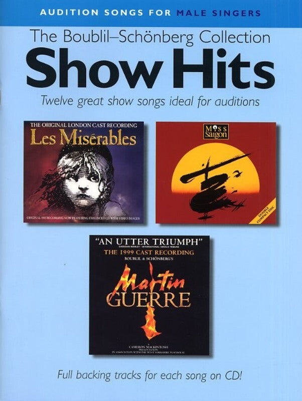 Audition Songs for Male Singers Show Hits BK/CD