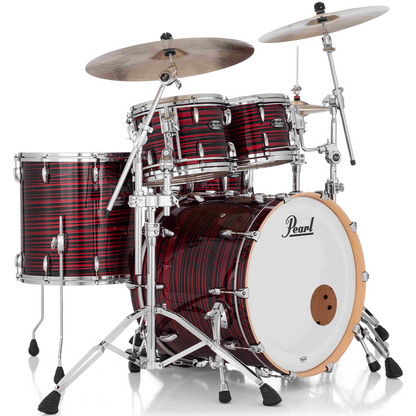 Pearl Reference One 4-Piece Shell Pack in Red Oyster Swirl