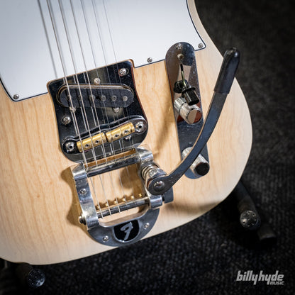Fender Custom Shop 1967 Telecaster Bigsby DLX Closet Classic Electric Guitar in Natural Blonde