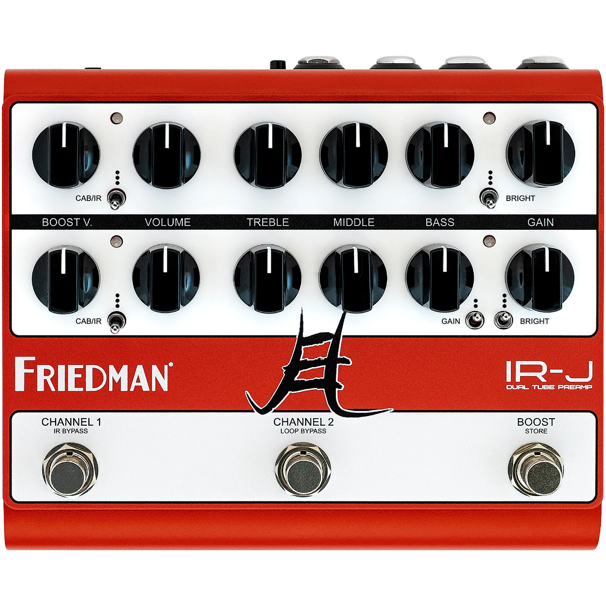 Friedman IR-J Jake E. Lee Signature Dual Channel Tube Preamp Pedal