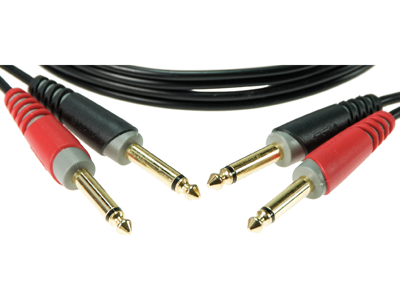 Klotz 2m Audio Patch Stereo Twin Cable