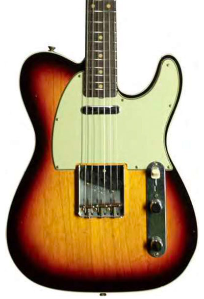 Fender Custom Shop 1960 Telecaster Custom Journeyman Relic, Rosewood Fingerboard in Chocolate 3-Tone Sunburst