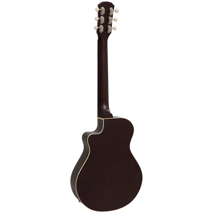 Yamaha APXT2EW Exotic Wood 3/4 Size Acoustic Electric Guitar in Tobacco Brown Sunburst