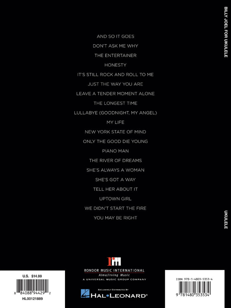 Billy Joel For Ukulele