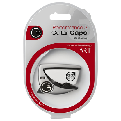G7th Performance 3 Guitar Capo in Silver