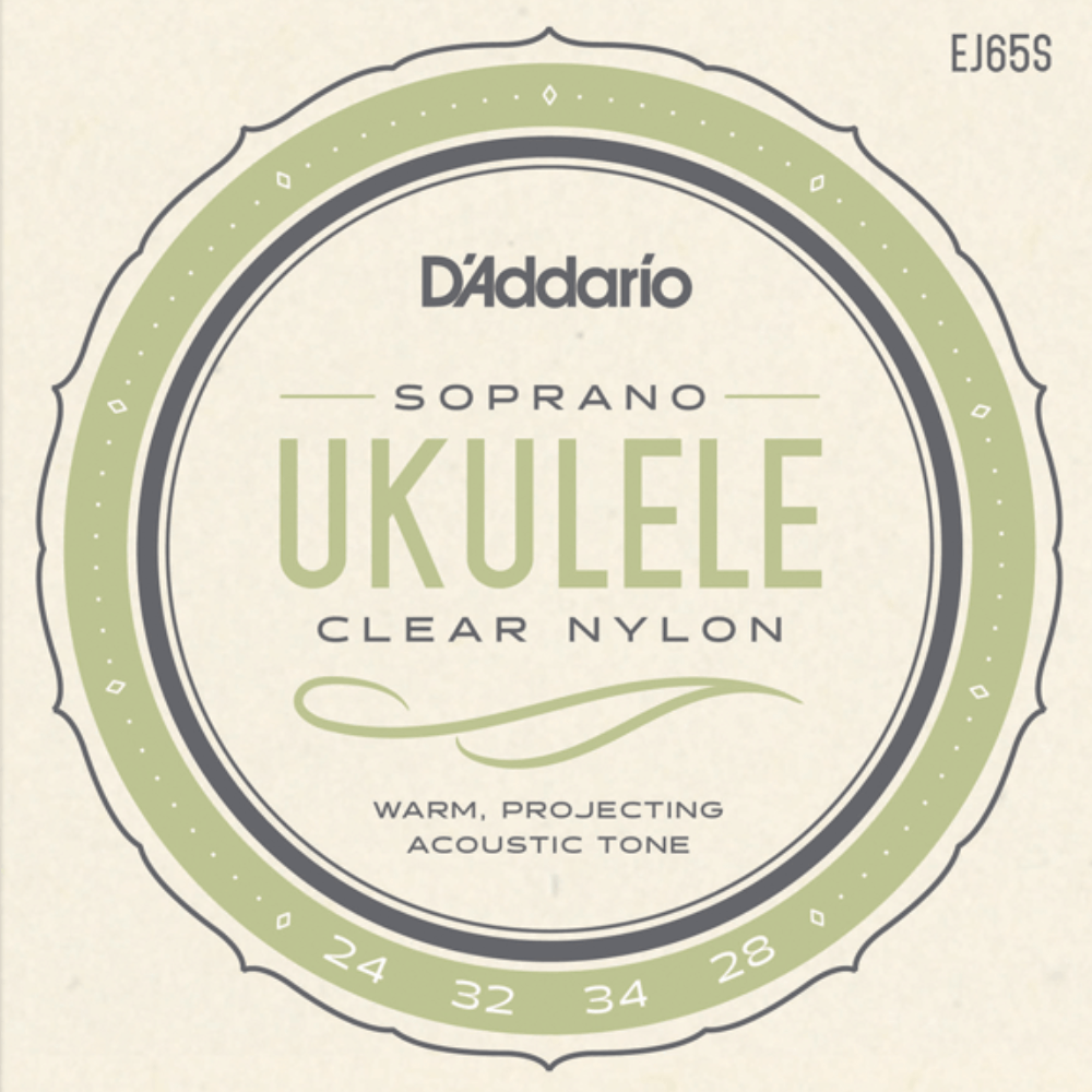 D'Addario EJ65S Pro Arte Custom Extruded Nylon Ukulele Strings Soprano