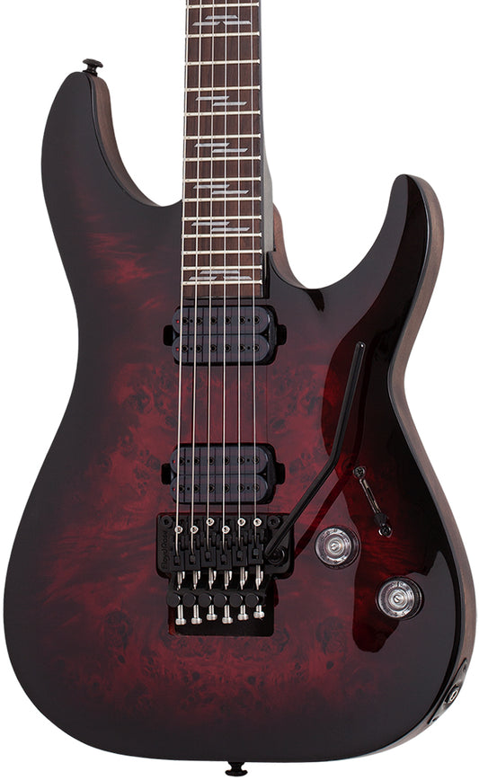 Schecter Omen Elite 6 FR in Black Cherry Burst
