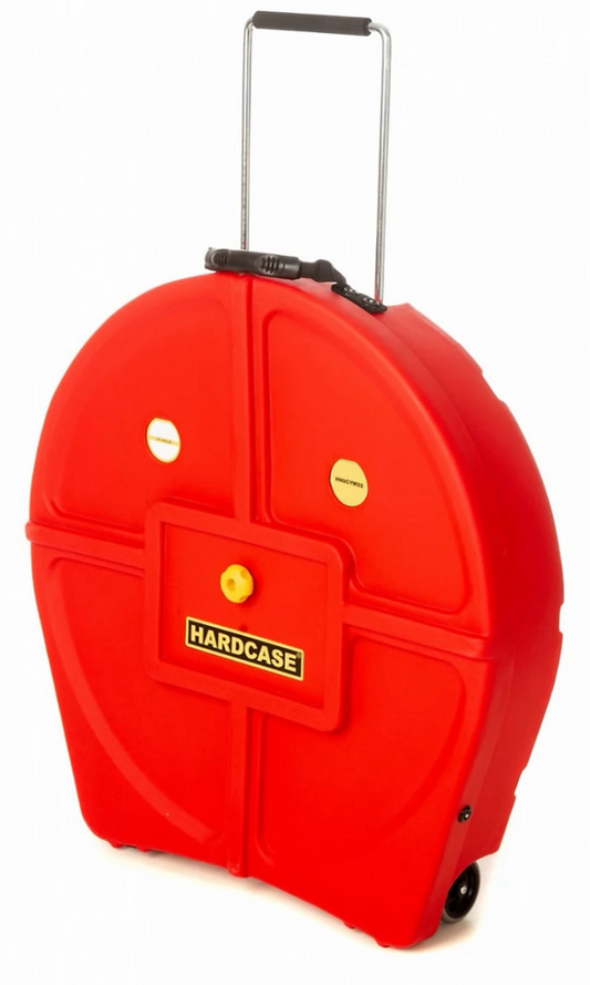 Hardcase HNP9CYM22R 22" Rolling Cymbal Case in Red