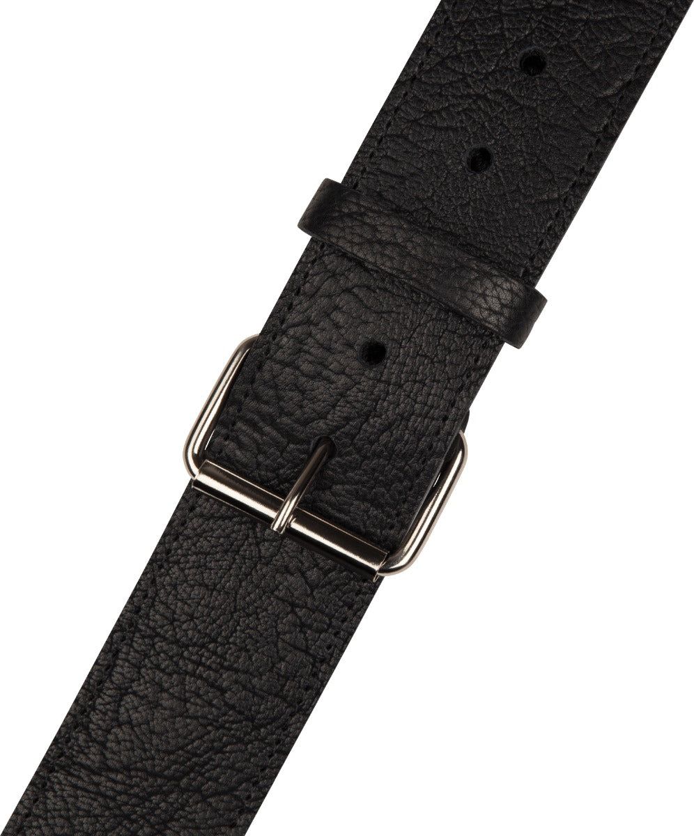 Jackson 2" Shark Fin Leather Strap in Red and Black